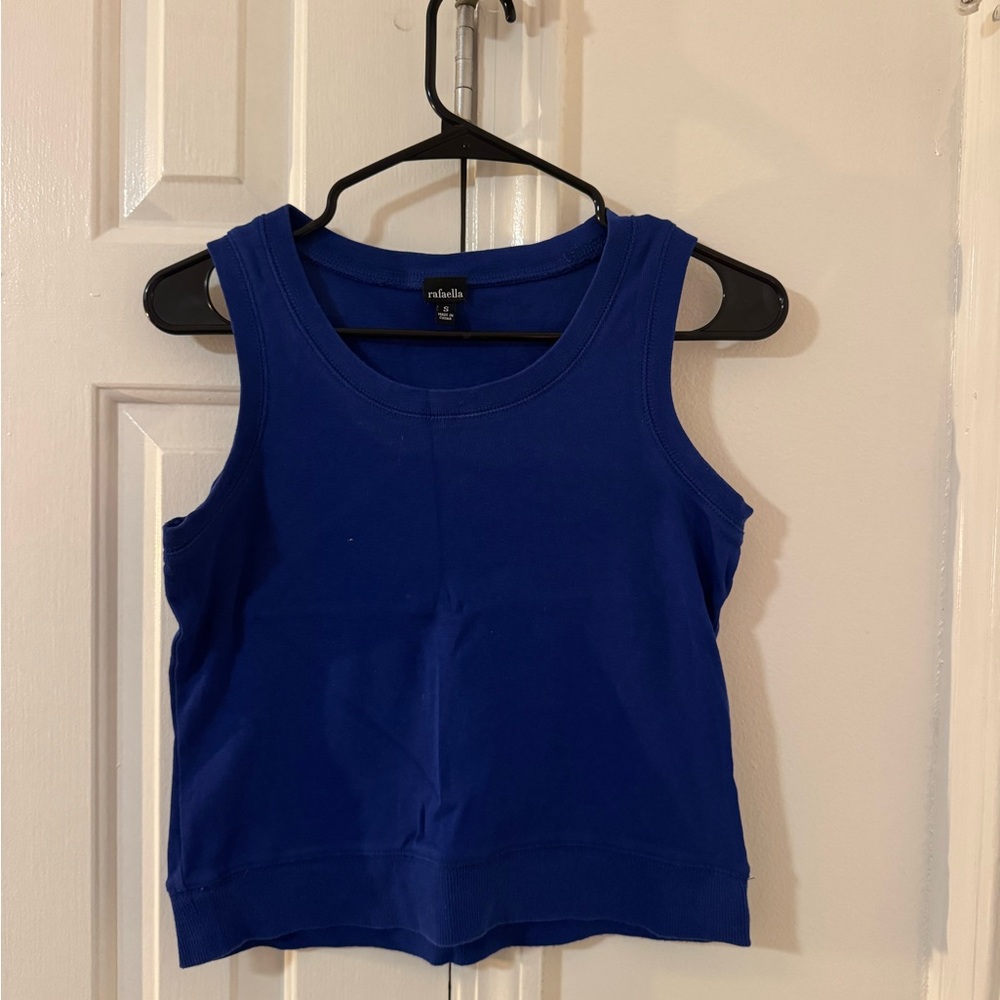 Vintage Blue Sleeveless Top